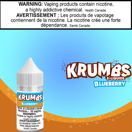 Krumbs Blueberry Salt 30ml Excised