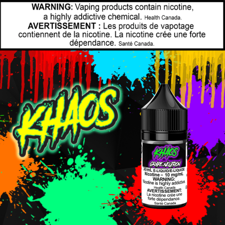 Khaos Grape Neutron 30ml Salt Excised