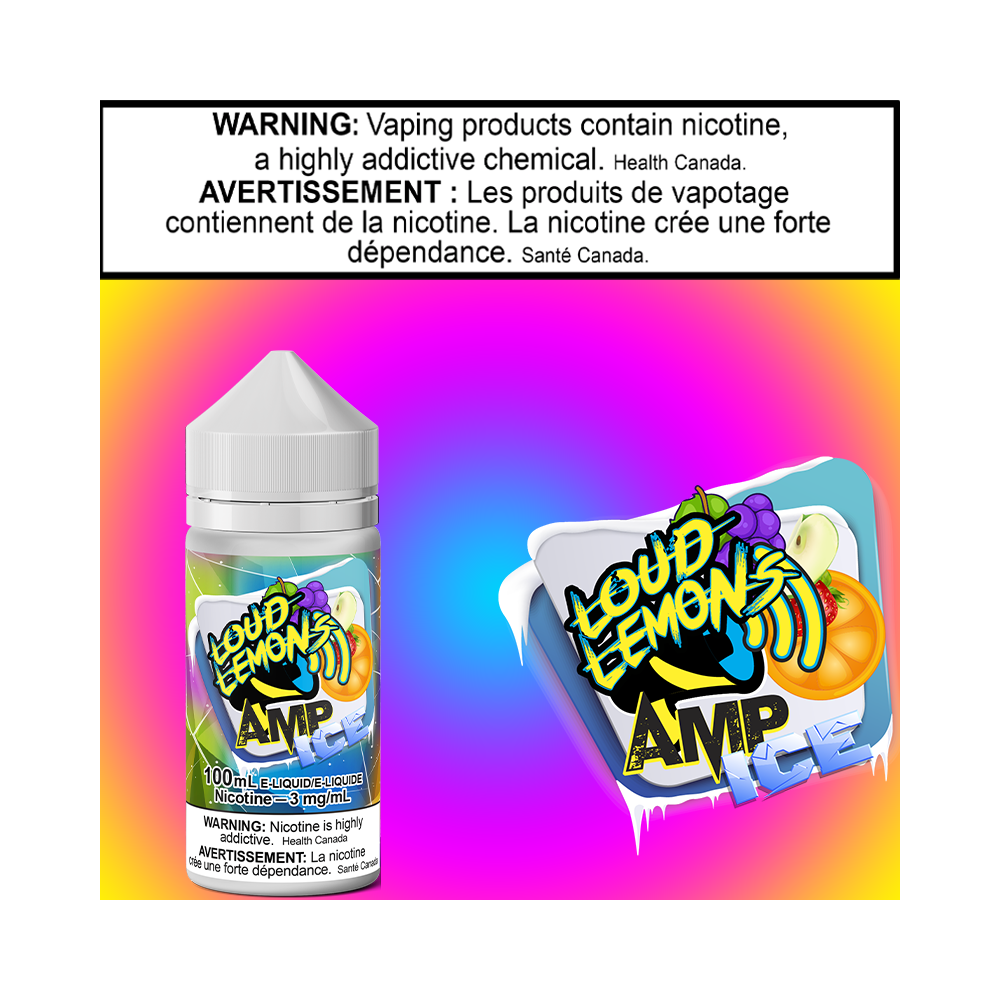Loud Lemons Ice Amp 100ml Excised