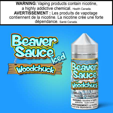 Beaver Sauce Iced Woodchuck 100ml Excised