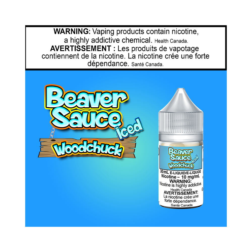 Beaver Sauce Iced Woodchuck 30ml Salt Excised