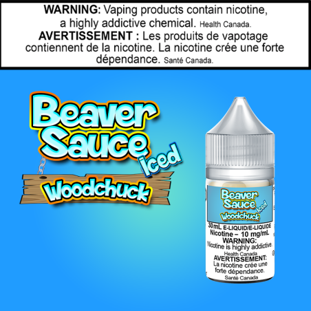 Beaver Sauce Iced Woodchuck 30ml Salt Excised