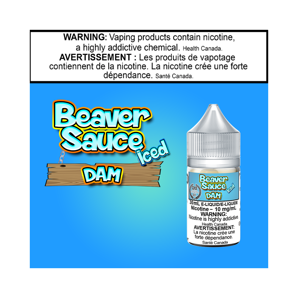 Beaver Sauce Iced DAM 30ml Salt Excised
