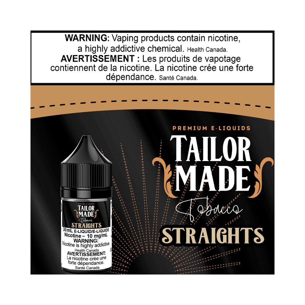 Tailor Made Straights Salts 30ml Excised