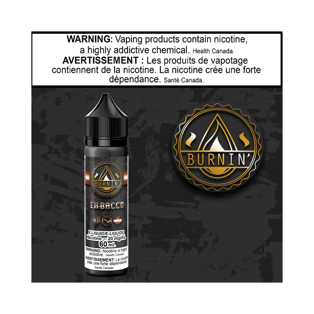 Burnin EH-Bacco Salts 60ml Excised