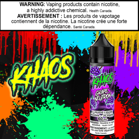Khaos Grape Neutron 60ml Salt Excised