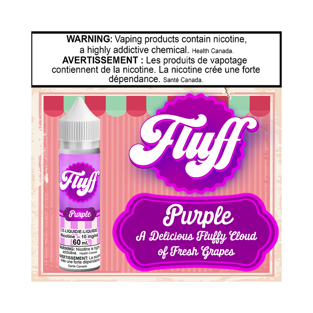 Fluff Purple 60ml Salt Excised