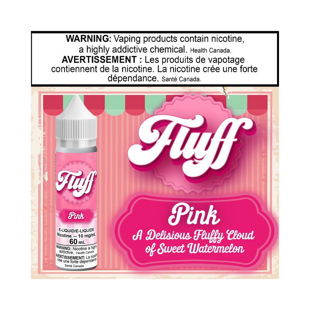 Fluff Pink 60ml Salt Excised