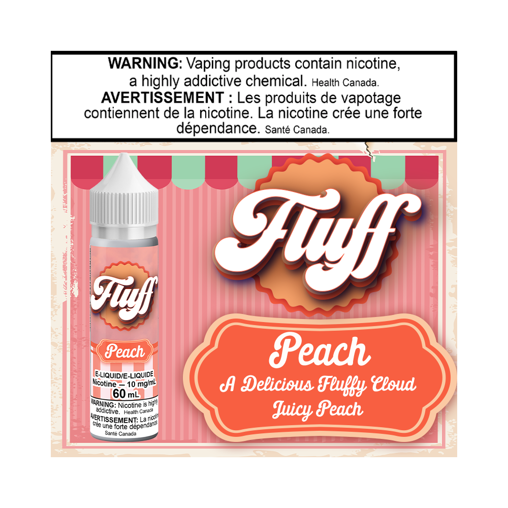 Fluff Peach Salt 60ml Excised