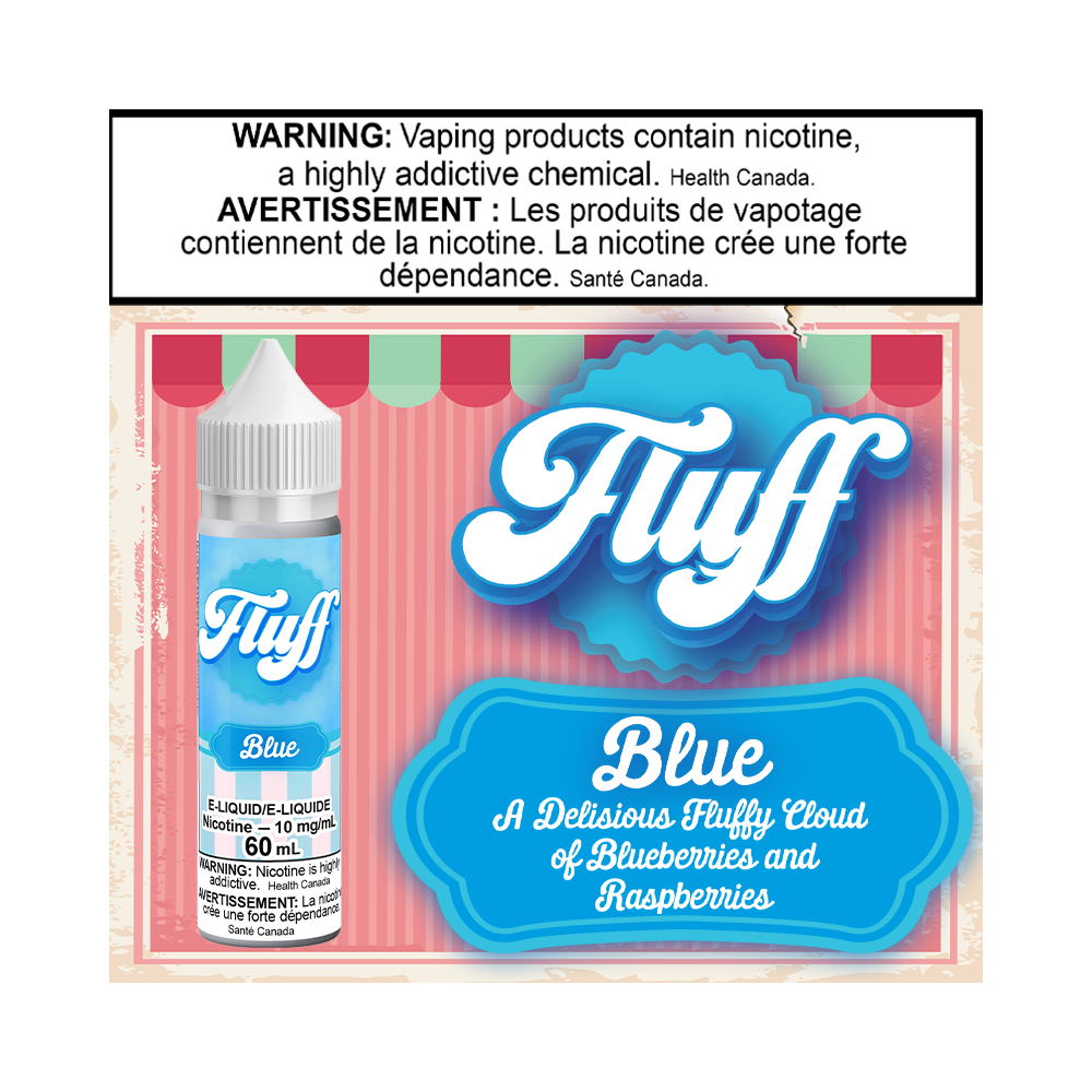 Fluff Blue 60ml Salt Excised