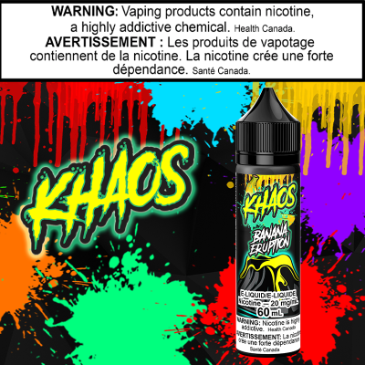Khaos Banana Eruption 60ml...