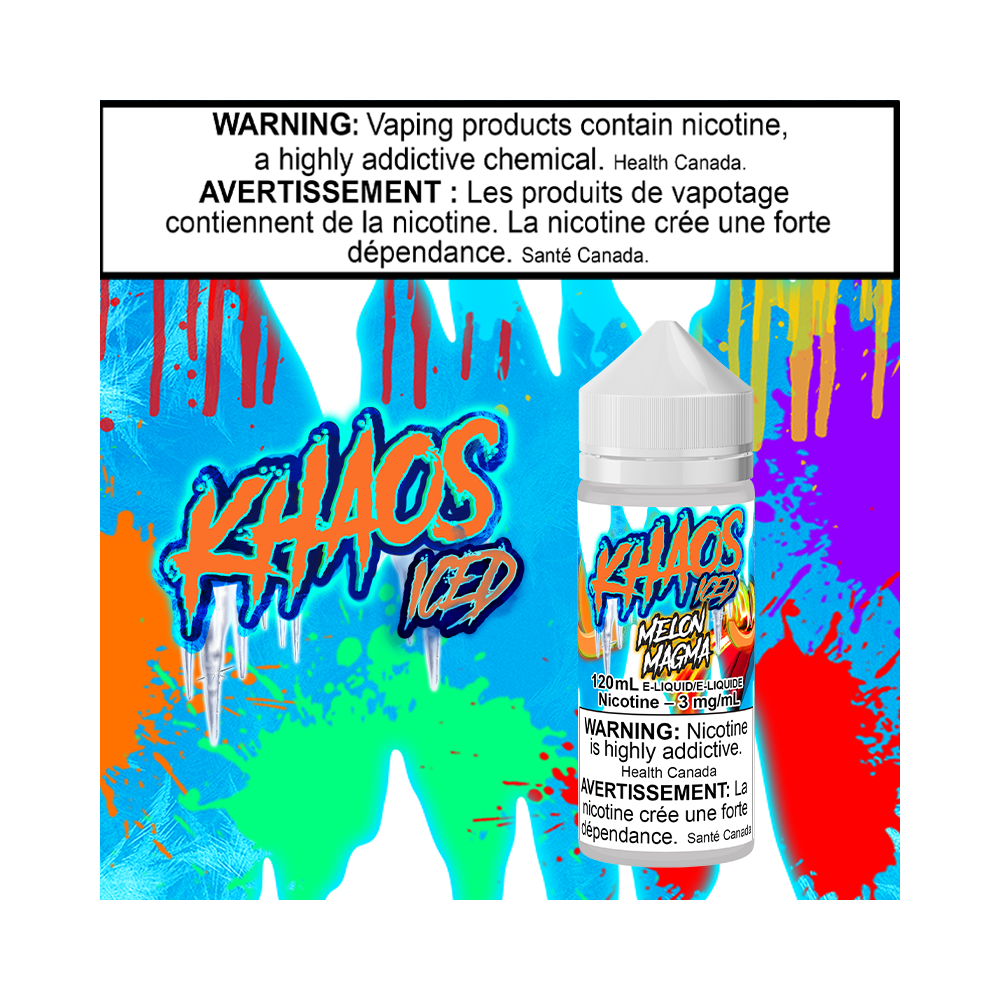 Khaos Iced Melon Magma Iced 120ml Excised