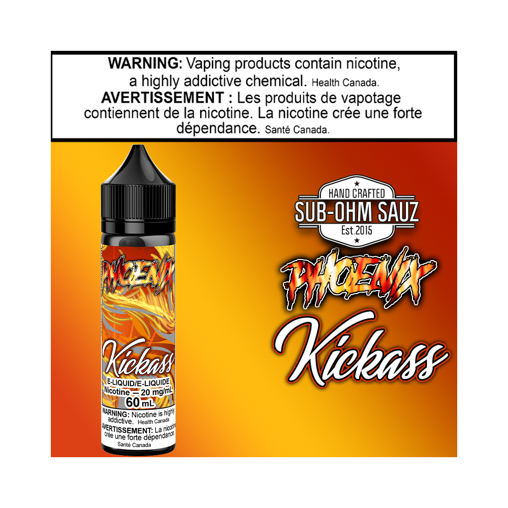 Phoenix Kickass Salt 60ml Excised