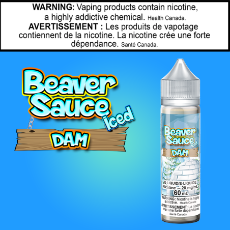 Beaver Sauce Iced DAM 60ml Salt Excised