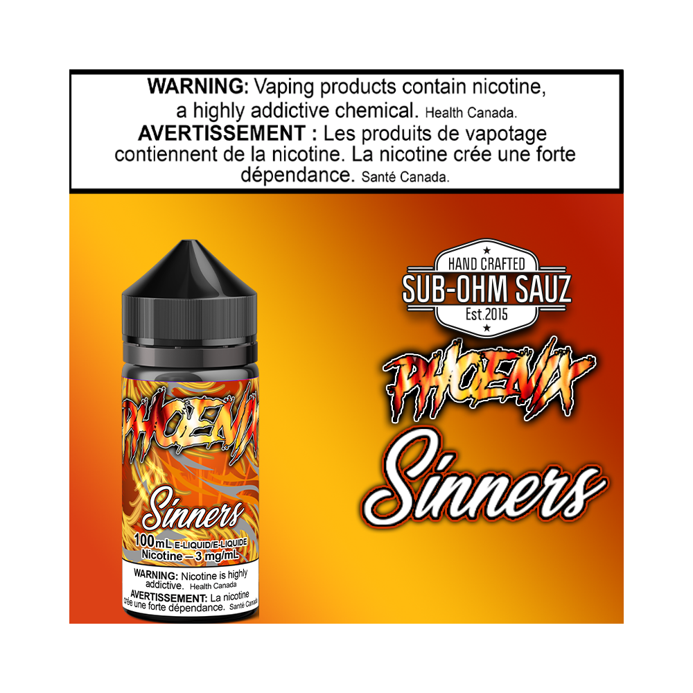 Phoenix Sinners 100ml Excised
