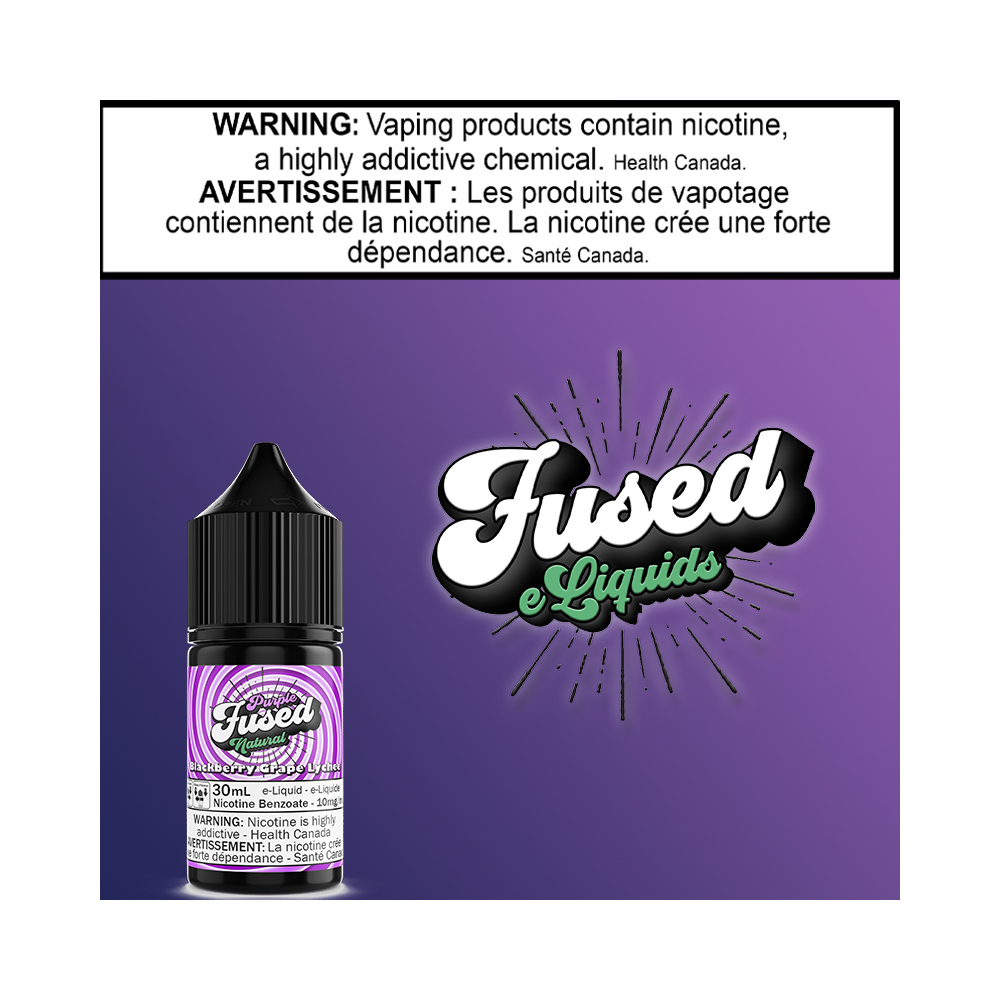 Fused Purple Natural 30ml Salts Excised