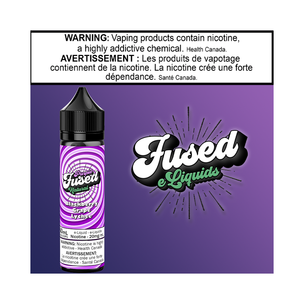 Fused Purple Natural 60ml Salts Excised