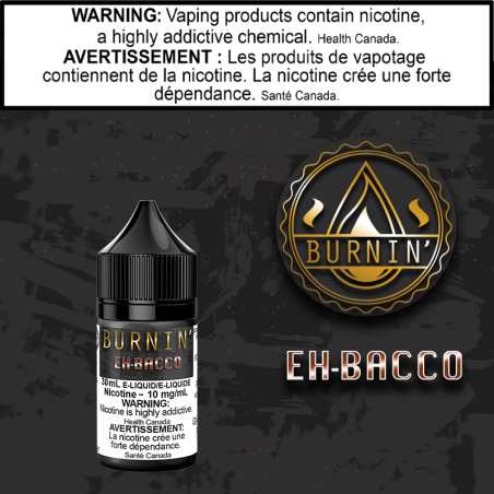 Burnin EH-Bacco Salts 30ml Excised