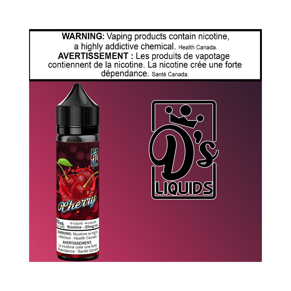 D's Cherry 60ml Salts Excised