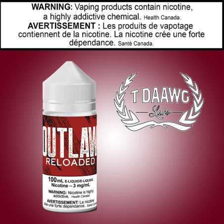 TDaawg Outlaw Reloaded 100ml Excised