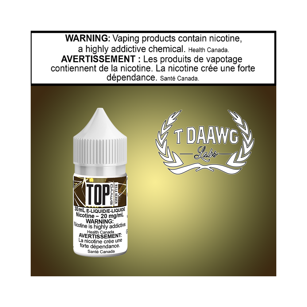 TDaawg Top Daawg Nilla Heaven 30ml Salts Excised