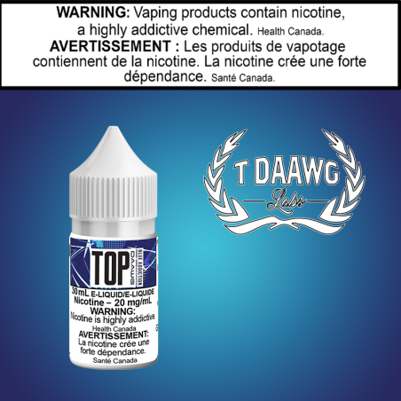 TDL Top Daawg Blue Addiction 30ml Salts Excised