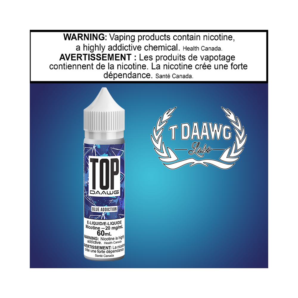 TDL Top Daawg Blue Addiction 60ml Excised