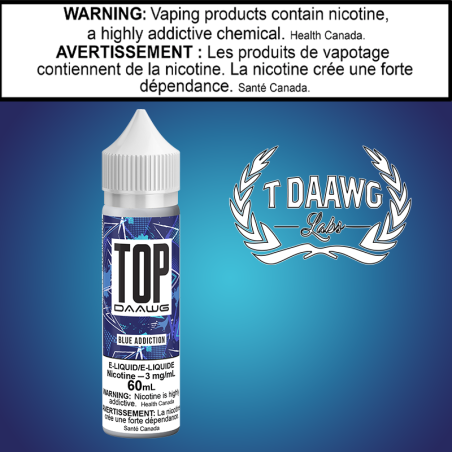 TDL Top Daawg Blue Addiction 60ml Salts Excised