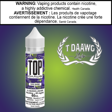 Top Daawg Papa Daawg 60ml Salts Excised