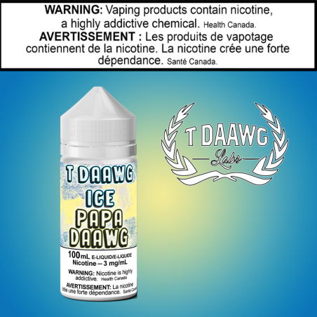 Top Daawg Papa Daawg Iced 100ml Excised