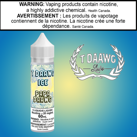 Top Daawg Papa Daawg Iced 60ml Salts Excised