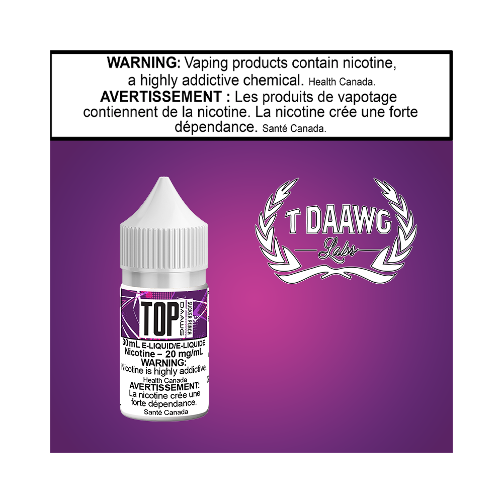 Top Daawg Sucker Punch 30ml Salts Excised