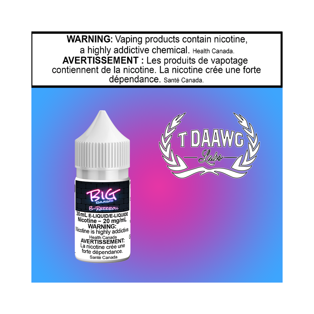 TDaawg B-Razzroll 30ml Salts Excised