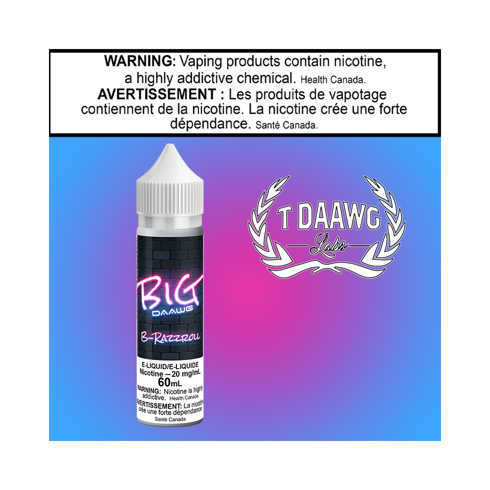 TDaawg B-Razzroll 60ml Salts Excised