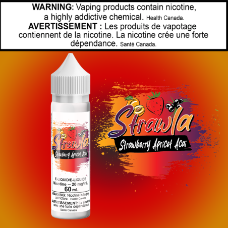Strawla - Straw Apricot Acai 60ml Salt Excised