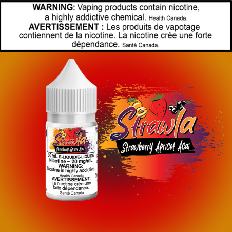 Strawla - Straw Apricot Acai 30ml Salt Excised