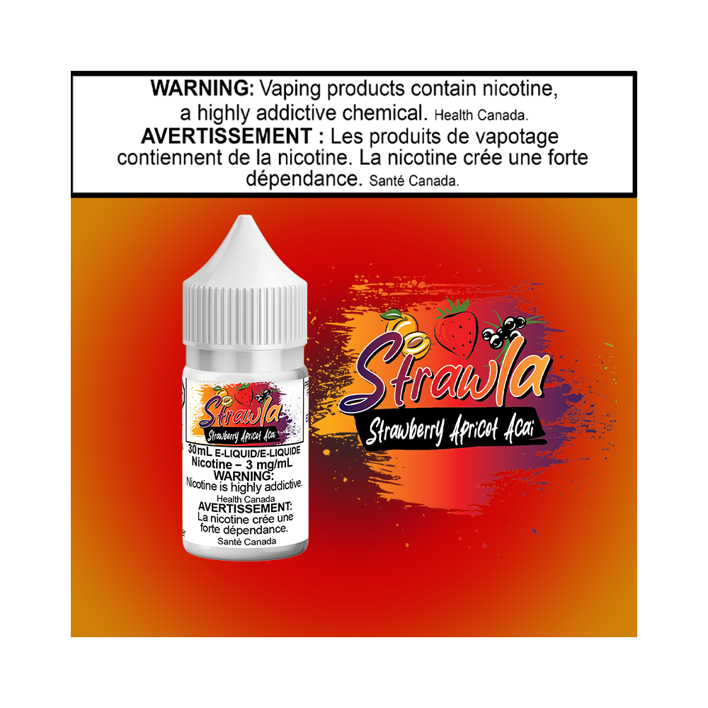 Strawla - Straw Apricot Acai 30ml Excised