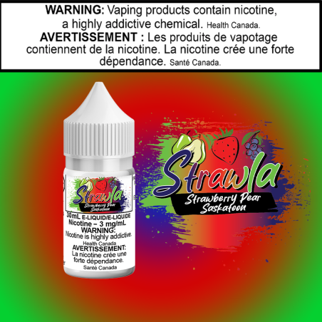 Strawla-Straw Pear Saskatoon 30ml Excised
