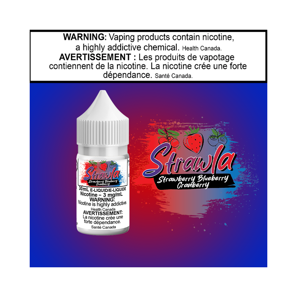 Strawla-Straw Blue Cran 30ml Excised