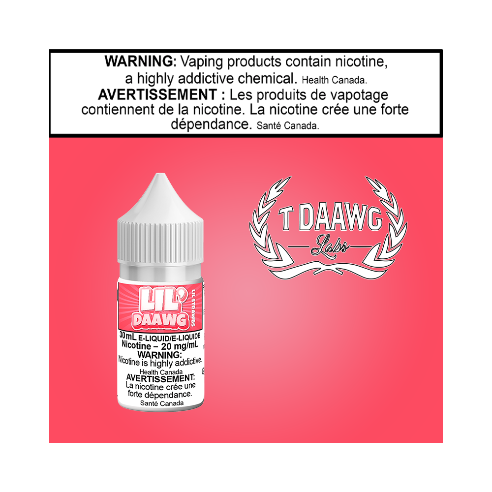 Lil Daawg Lil Strawbs 30ml Salt Excised