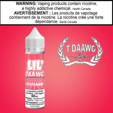 Lil Daawg Lil Strawbs 60ml Salt Excised