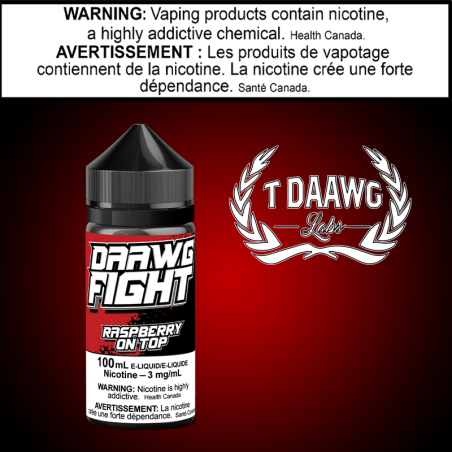 Daawg Fight Raspberry 100ml Excised