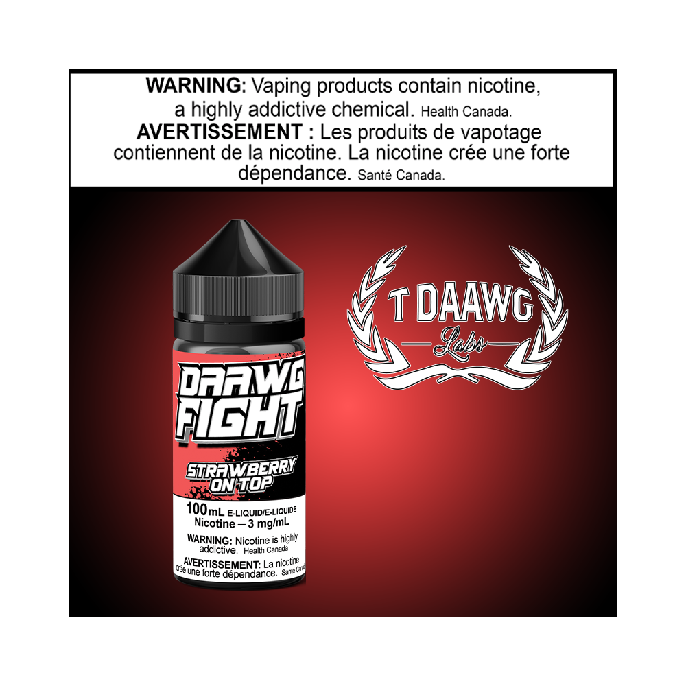 Daawg Fight Strawberry 100ml Excised