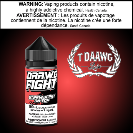 Daawg Fight Strawberry 100ml Excised