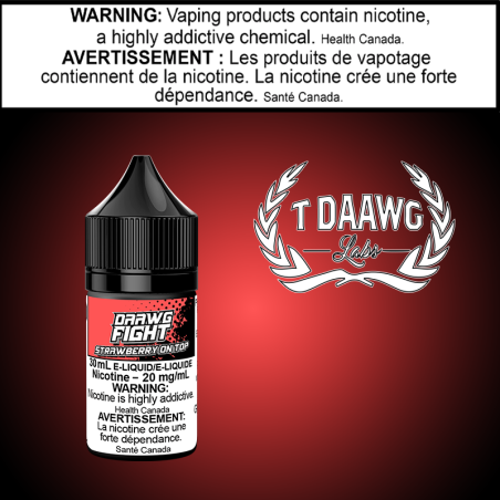 Daawg Fight Strawberry 30ml Salt Excised