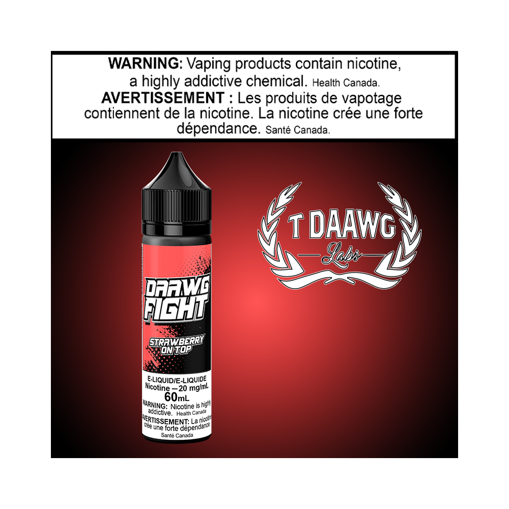 Daawg Fight Strawberry 60ml Salt Excised