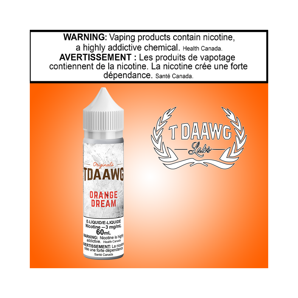 TDaawg Orange Dream 60ml Excised