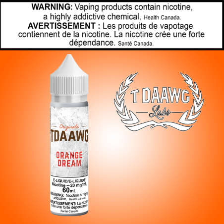 TDaawg Orange Dream 60ml Salts Excised