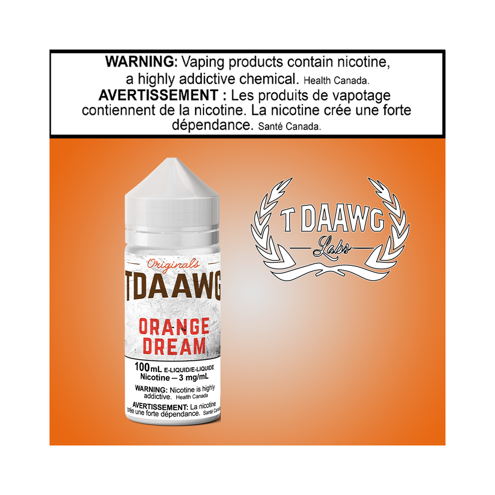 TDaawg Orange Dream 100ml Excised