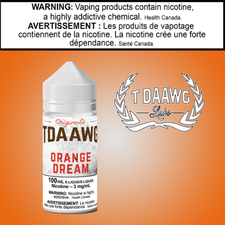 TDaawg Orange Dream 100ml Excised